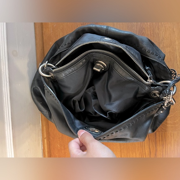 Coach Black Leather Handbag - Picture 3 of 5